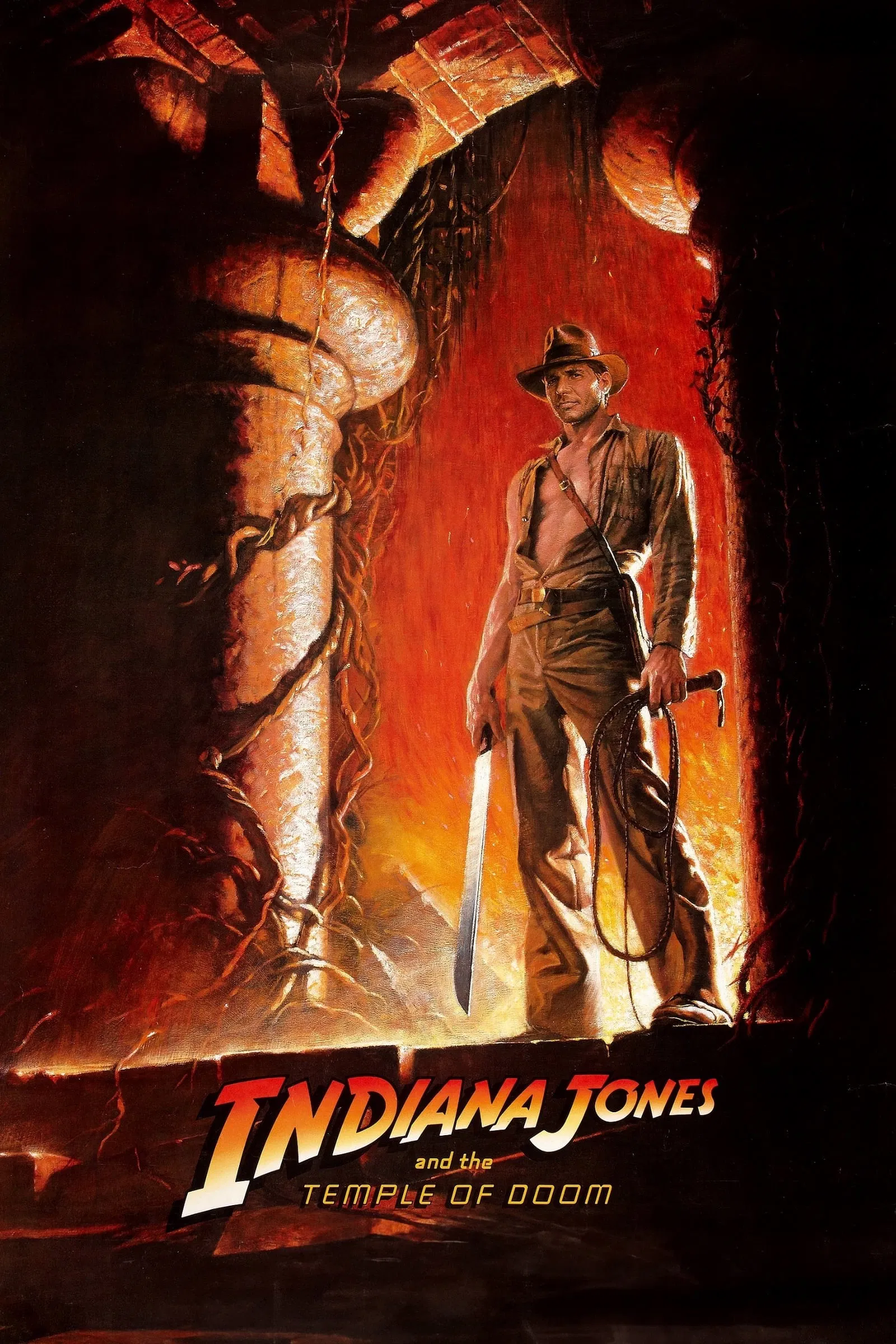 Poster for Indiana Jones and the Temple of Doom